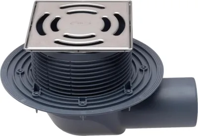 Immagine prodotto di Hutterer & Lechner HL5100T Balcone - senza terrazza. DN75 waagr., GK, 145x145mm/138x138mm, 1 pz.