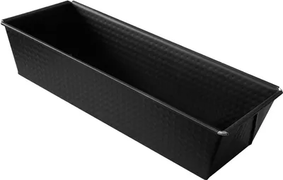 Produktbild von Zenker Kastenform 30 cm PURE, Königskuchenform mit Antihaftbeschichtung, hochwertige Backform (Farbe: schwarz)
