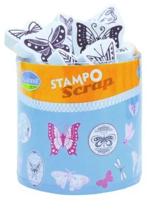 Produktbild von Stempelset "Motiffliegen", 29 Stück - Aladine