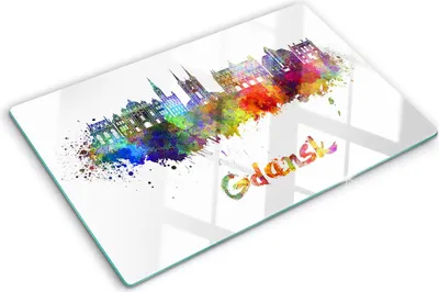 Obrázek produktu pro Kryt varné desky – Kryt na indukční desku – Ochranná skleněná deska – 80x52 cm– Skleněné ochranné desky na sporák –Tvrzené sklo –Gdaňsk
