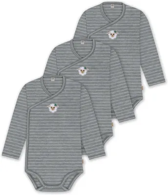Produktbild von normani 3er Pack Merino Baby-Body