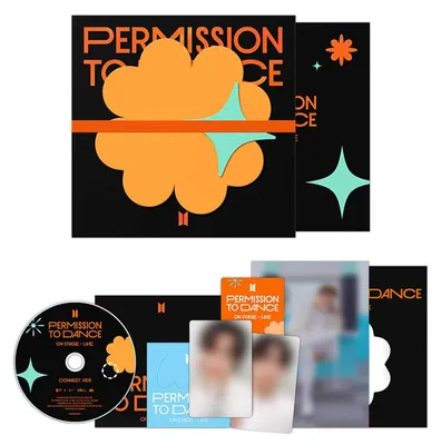 Immagine prodotto di Album dal vivo "Permission to Dance on Stage" – Include una foto e un set di cartoline