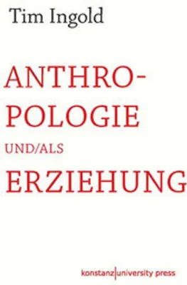 Produktbild von Anthropologie und/als Erziehung