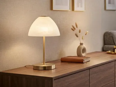 Produktbild von Trio - Tischlampe QUEEN - Gold - 15x15x24 cm