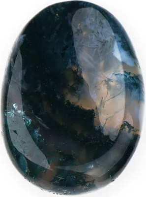 Produktbild von NKlaus Daumenstein Moosachat Edelstein 5x3,5cm Heilstein Handschmeichler Energiebalance 14886