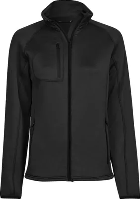 Produktbild von Tee Jays 9101 | WomenŽs Stretch Fleece Jacket S bis 3XL - Farbe: Black - Größe: XXL