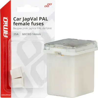 Obrázek produktu pro JAPVAL PAL pojistky do auta samice 25A sada 2 kusů AMIO-03452