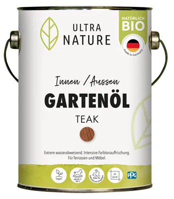 Produktbild von Ultra Nature Garten Öl 2,5 L teak