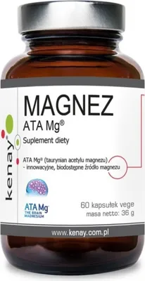 Zdjęcie produktu dla Suplementy diety Kenay Magnez Ata Mg (60 kaps.) 8247