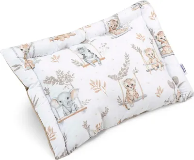 Produktbild von Happy Jungle & Latte Velvet Doppelseitiges Kinderkissen 40 x 60cm
