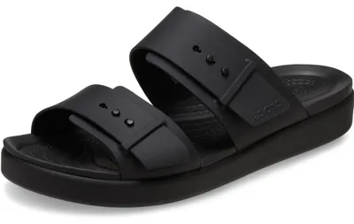 Produktbild von Crocs Brooklyn Buckle Sandale, Schwarz, Damen, EU 38-39