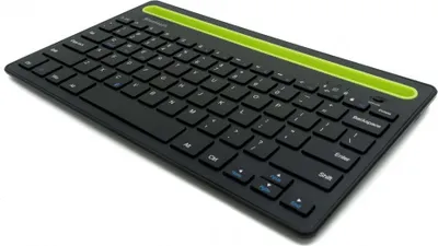 Produktbild von Tastatur Bluetooth 3 2.4 GHz mit Akku USB in Schwarz für Smartphone Tablet PC