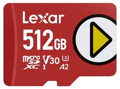 Produktbild von Lexar Play Micro SD Karte 512GB, microSDXC UHS-I, bis zu 205 MB/s Lesen