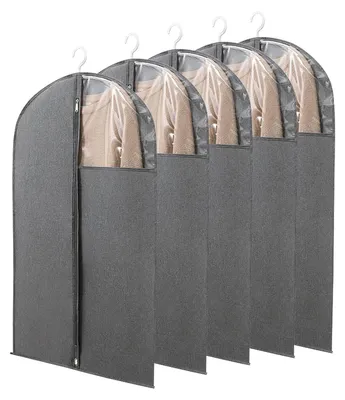 Produktbild von Kleiderhüllen, 5er-Pack – Zur Aufbewahrung von Kleidung
