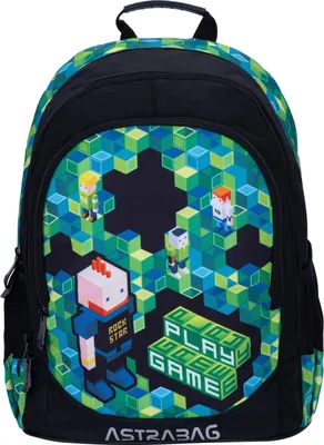 Obrázek produktu pro Play Game Pixels AB340 Astrabag 3-komorov koln batoh