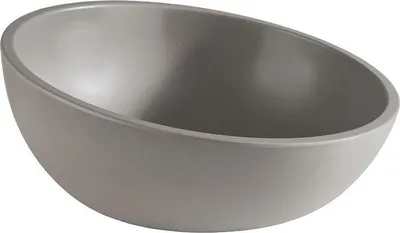 Produktbild von APS 84836 Schale ELEMENT LOOK, Ø 26 cm, Höhe 7 / 12,5 cm, Melamin, 1,45 Liter, Betonoptik