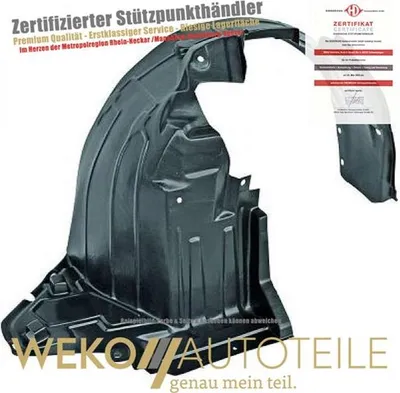 Produktbild von Verkleidung Radhaus rechts DIEDERICHS 6025008 passend für NISSAN