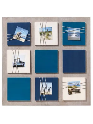 Produktbild von Walther, YO688L,La Casa Galerierahmen blau, für 6 Fotos 8X8 cm