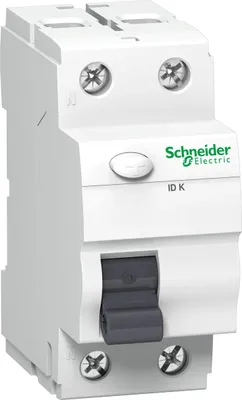 Zdjęcie produktu dla Wyłącznik różnicowoprądowy IDK-25-2-30-AC 25A 2- P+E 30mA Typ AC Schneider A9Z05225