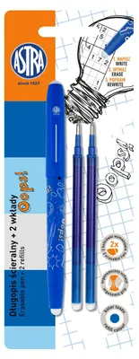 Obrázek produktu pro Oops stíratelné modré kuličkové pero + 2 náplně v blistru