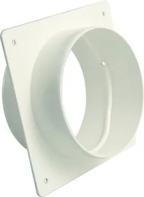 Produktbild von Marley Maueranschlussstutzen 150 x 150 mm Rohranschluss DN 125, weiß