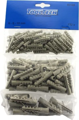 Produktbild von ToolTech Dübel Set, 132-Teilig