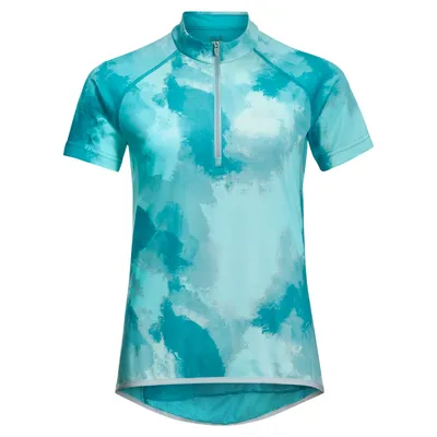 Produktbild von Jack Wolfskin TOURER HALFZIP PRINT T W dark aqua allover dark aqua allover XL