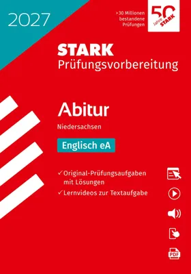 Produktbild von STARK Englisch eA - Abitur 2027 Niedersachsen - Prüfungsvorbereitung