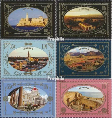 Produktbild von Briefmarken UNO - New York 2019 Mi 1724-1729 (kompl.Ausg.) postfrisch UNESCO Welterbe: Kuba