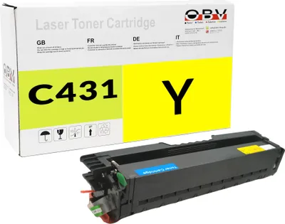 Produktbild von OBV Toner für Lexmark 431 CS331dw CX431dw Gelb, OEM 20N20Y0