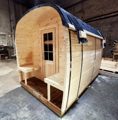 Obrázek produktu pro Sauna, dřevěná, suchá, pro zahradu, venkovní sauny, rozměry 300x230x270