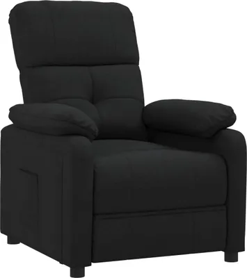 Produktbild von vidaXL Relaxsessel Schwarz Stoff
