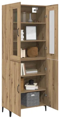 Immagine prodotto di vidaXL Credenza 2 pezzi Artigianale in legno di quercia