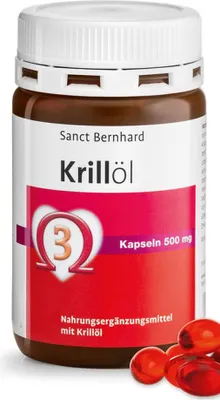 Produktbild von Sanct Bernhard Krillöl 500mg - 90 Kapseln