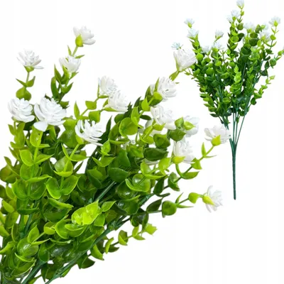 Produktbild von 7&7 Frühlings-Rosenstrauß Kunstblumen Weiße Dekoration