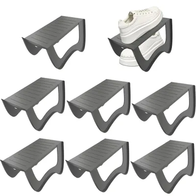 Produktbild von Solidchoice – Platzsparendes Set aus 10 Schuhaufbewahrungsboxen