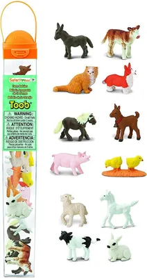 Produktbild von Safari 681204 FarmBabys Toob Mini Spielfiguren - Set