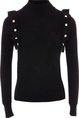 Image de NAEMI pull-over femme - noir, XS/S