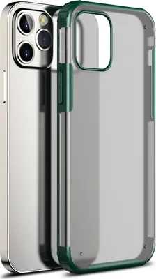 Produktbild von Mobigear Shockproof iPhone 12 Pro Max Hülle Hardcase Backcover Stoßfest - Grün