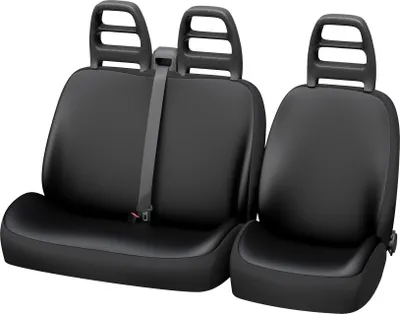 Produktbild von Sitzbezug Set, Wasserdicht, Airbag Kompatibel, Nutzfahrzeug, Fahrer- und Beifahrersitz, 54x56cm, 59x69cm, 93x71cm