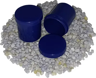 Produktbild von 100 Salbendose Salbenkruke blau 10 g 12 ml