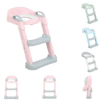 Produktbild von Kikkaboo Lea Toilettensitz Mit Leiter Rosa  Kinder Rosa One Size