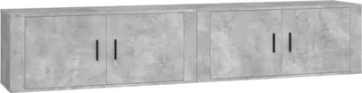 Obrázok produktu pre vidaXL TV nástenné skrinky 2 ks. Betónová sivá 100x34,5x40 cm