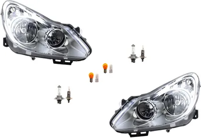 Produktbild von Scheinwerfer passend für Opel Corsa D 07/06-12/10 Leuchtmittel Set Li Re 1216189 93189357 1216188 93189358 Johns