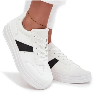 Produktbild von Damenschuhe auf Plattform Weiß Elvessia 36