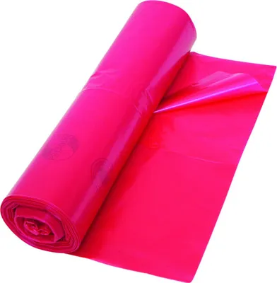 Produktbild von DEISS Müllsack Recycling - 120 Liter, rot, 25 Stück