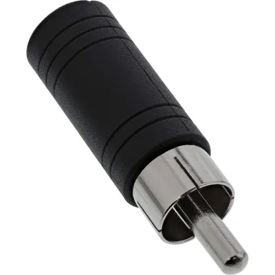 Zdjęcie produktu dla Adapter InLine® Audio, wtyk RCA do gniazda jack 3,5 mm, mono