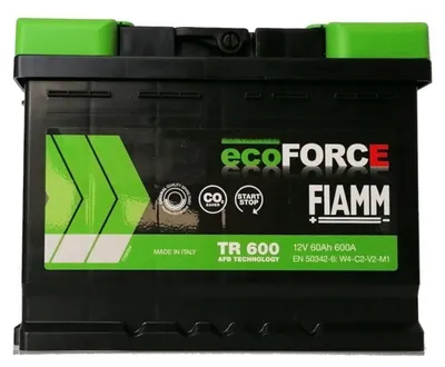 Immagine prodotto di Batteria auto FIAMM ecoFORCE AFB TR600 12V 60Ah 600A Start&Stop