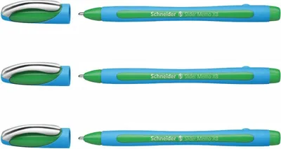 Produktbild von Kugelschreiber Schneider Slider Memo XB - 3er-Set Grün