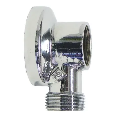 Produktbild von SOMATHERM FOR YOU – Wandarmatur für Waschmaschinenanschluss – Ästhetisch und robust, einfach zu installieren – M1/2" – F3/4" – Messing verchromt – ACS